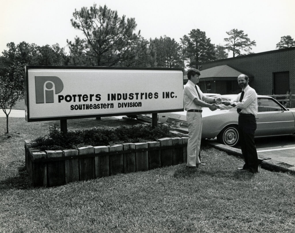 Potters Brothers’ name is changed to Potters Industries Inc.